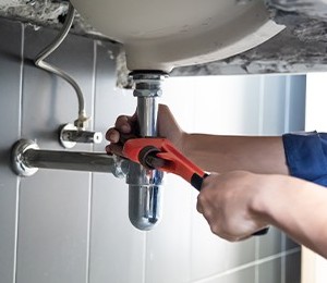 plumber doing inspection